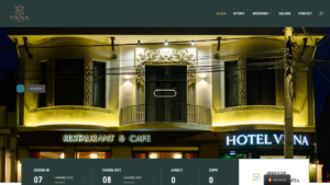 proiect creare site web hotel viena