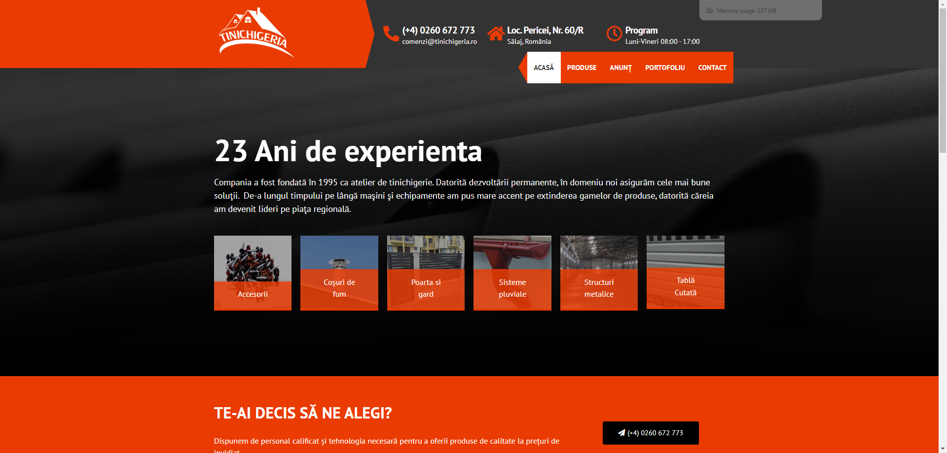 creare site-uri web